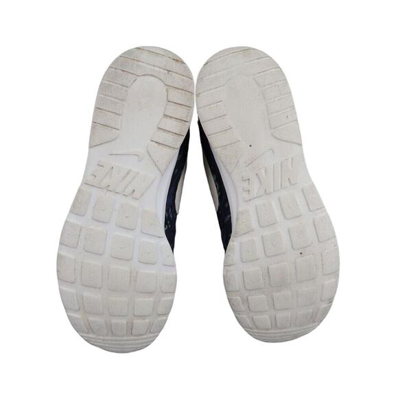 Nike Shoes Womens 8.5 Sneakers Tanjun Print Athletic Trainer Casual Running Blue - Picture 9 of 12